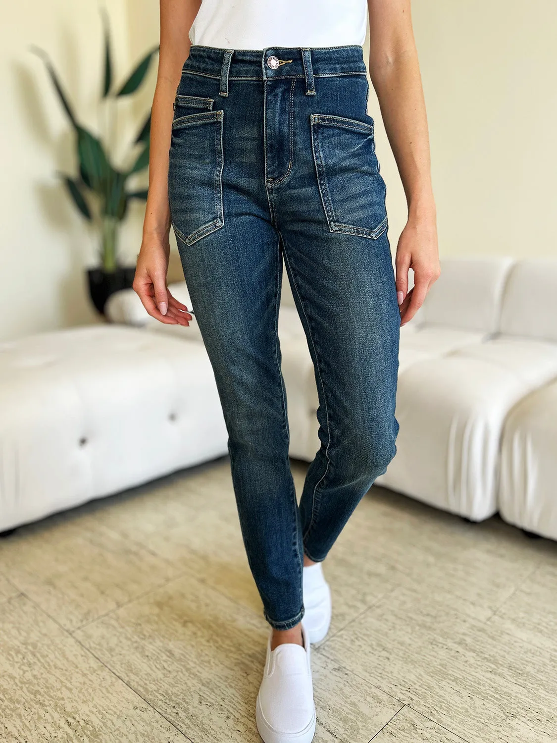 Judy Blue* Pocket Full Of Shunshine Skinny Jeans