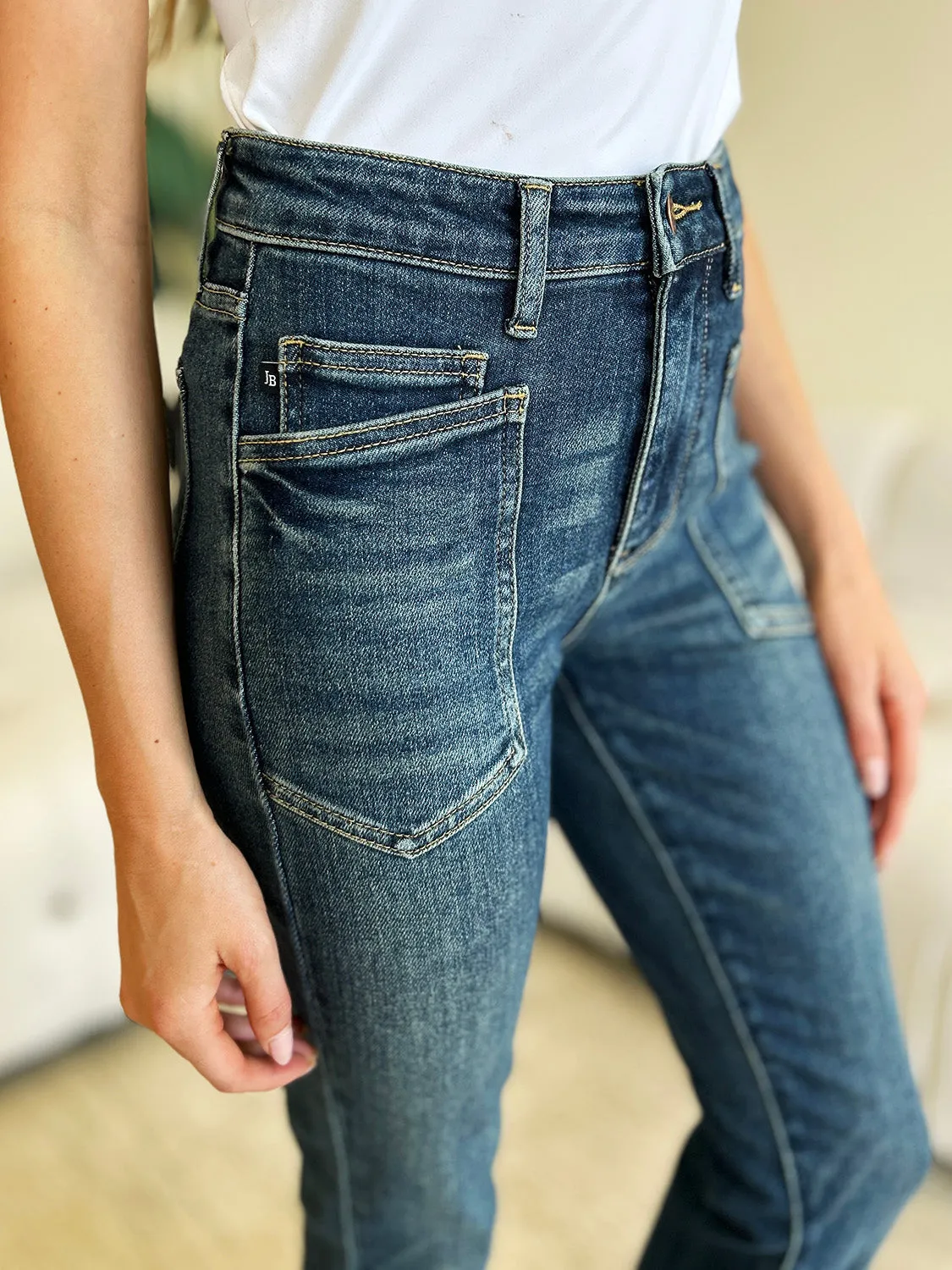 Judy Blue* Pocket Full Of Shunshine Skinny Jeans