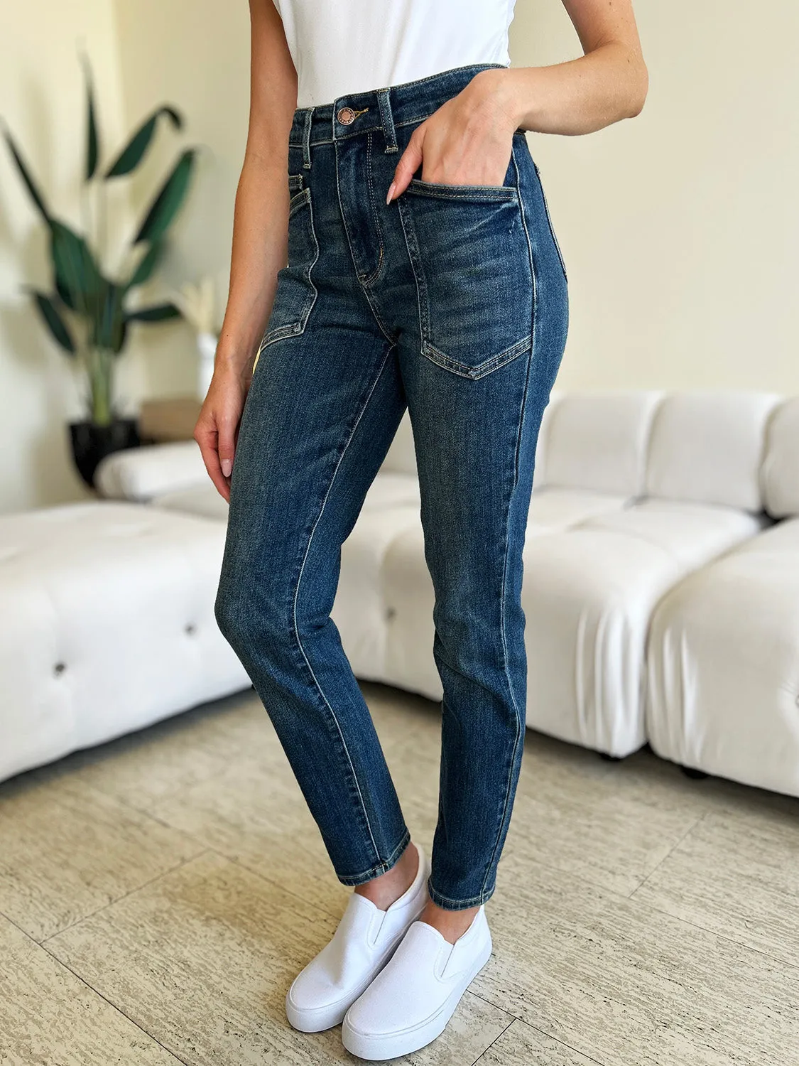 Judy Blue* Pocket Full Of Shunshine Skinny Jeans