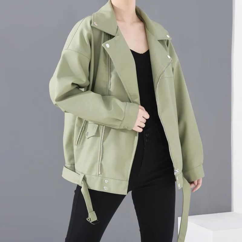 Leather Jacket For Women Motorcycle Jacket
