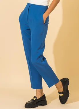 Pleated High Waist tapered Ankle Pants
