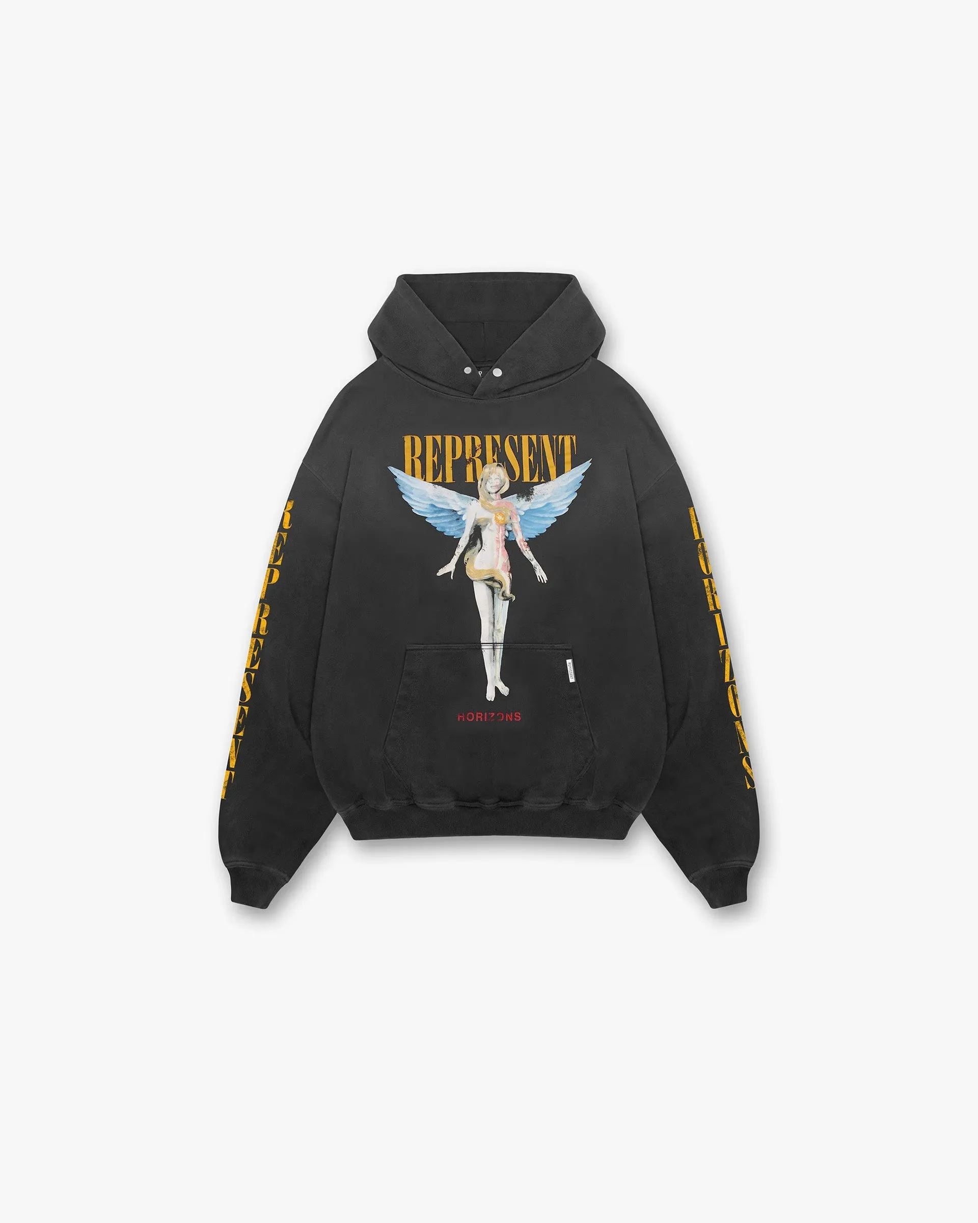 Reborn Hoodie - Aged Black