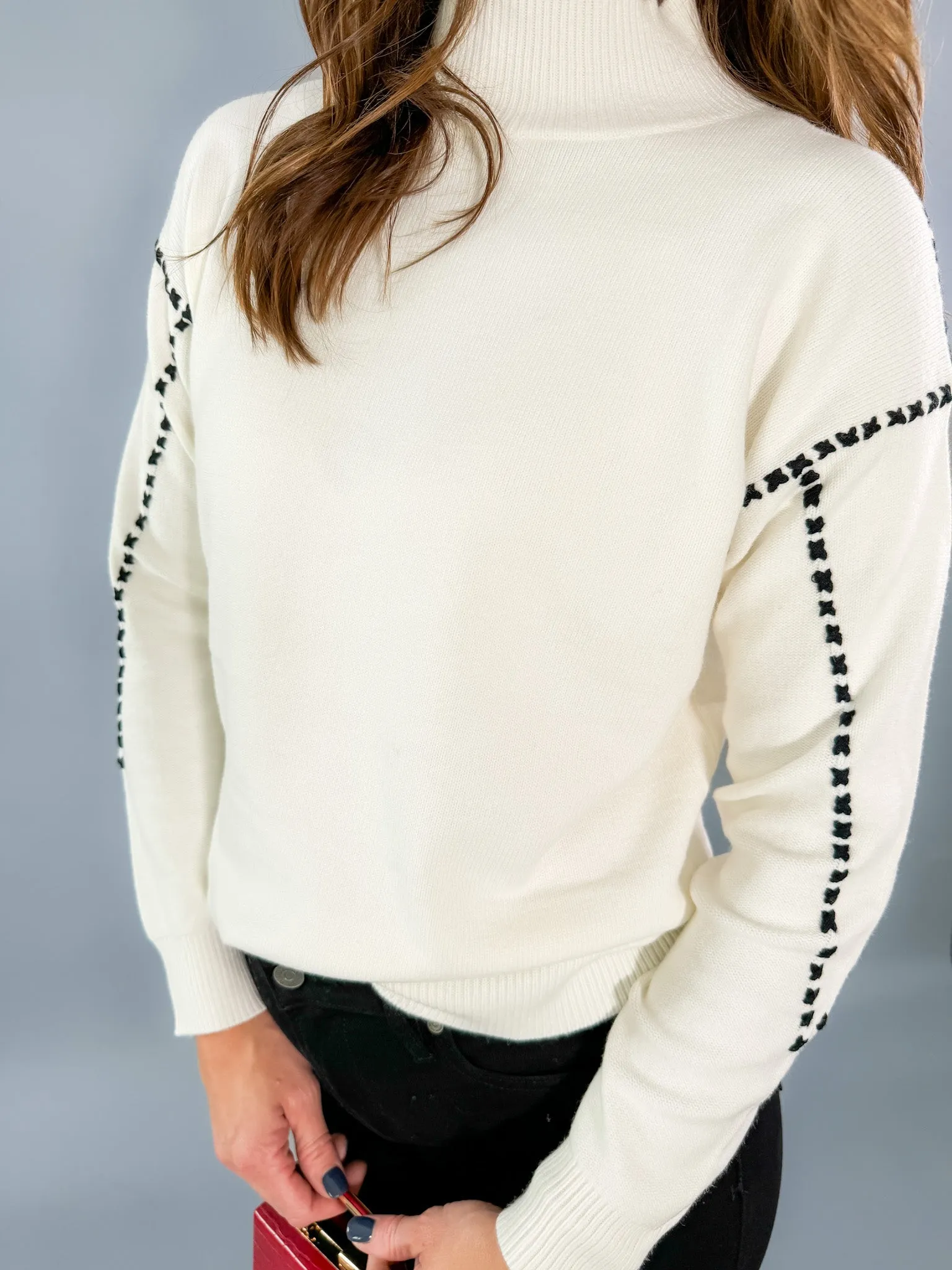 Westfall White Sweater