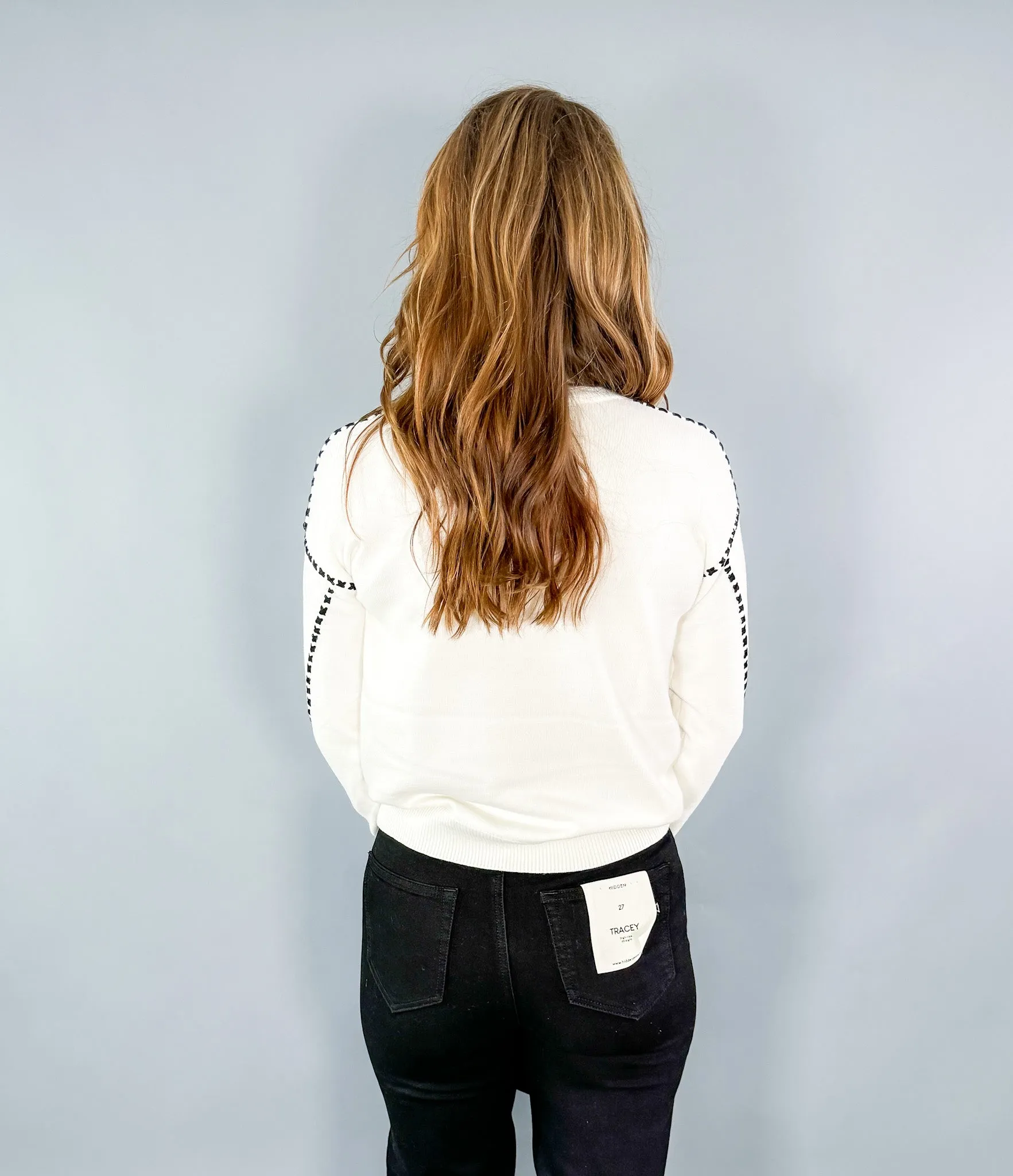 Westfall White Sweater