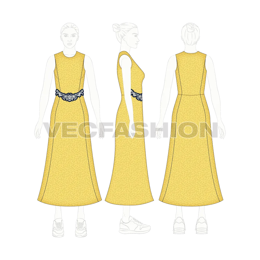 Womens Elegant Evening Dress