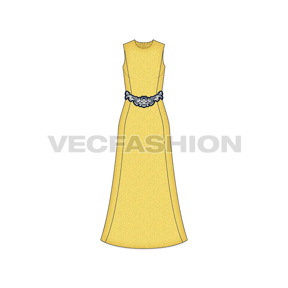 Womens Elegant Evening Dress