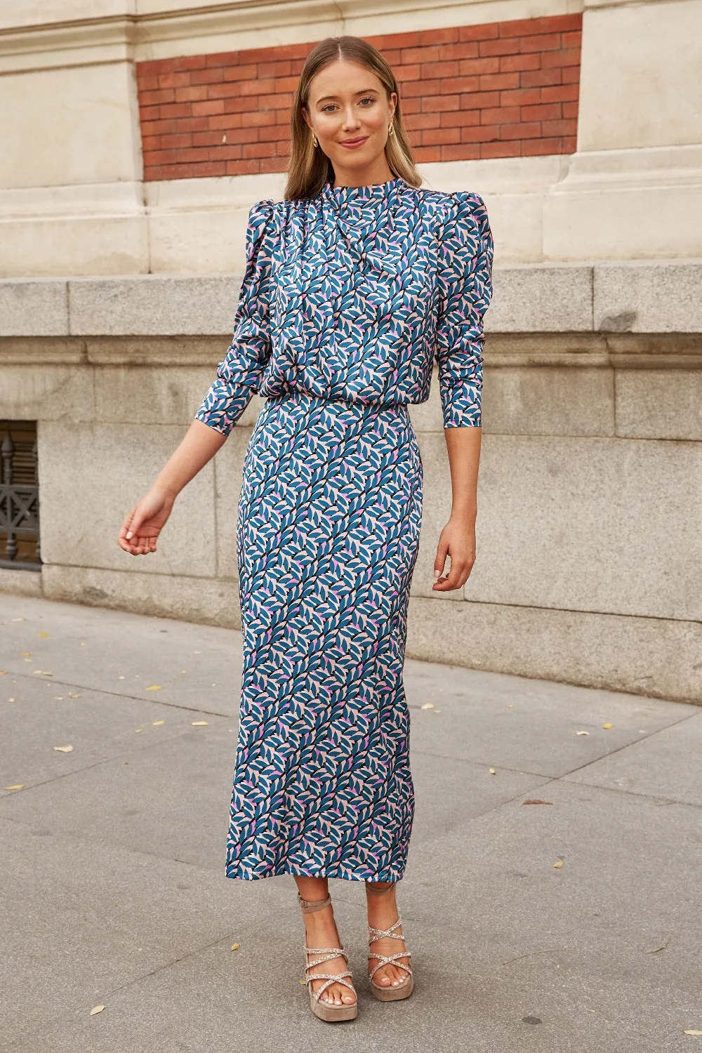 Women's Fashionable Casual Elegant Printed Dress